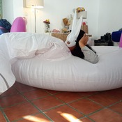 Blowing up a big big big inflatable by ARy!!!