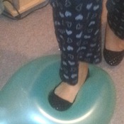 Charl standing on BIG BALLOONS