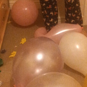 Charls Big balloon bust Barefeet