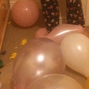 Charls Big balloon bust Barefeet