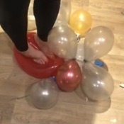 Claires sexy balloon stomping arch