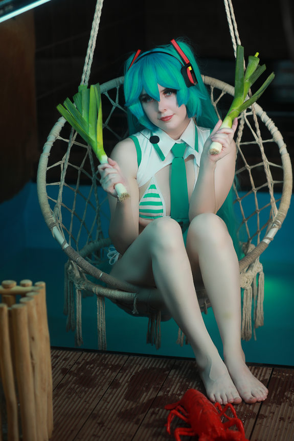 Hatsune Miku Bikini Photo Set  - 17 Pictures