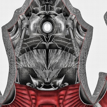 Iron Man 2008 mechanical under suit pattern