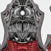 Iron Man 2008 mechanical under suit pattern