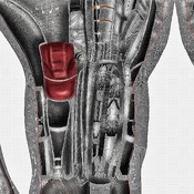 Iron Man 2008 mechanical under suit pattern