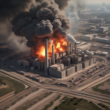 Jerome.C.House (American,1991) TEXAS Power Plant Explosion 2025