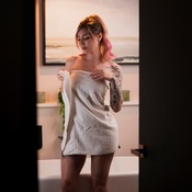 Milk Bath Lingerie + Towel (35 photos)