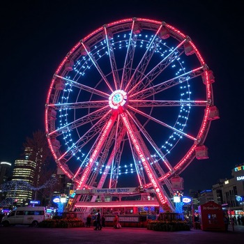 Neon Ferris Wheel