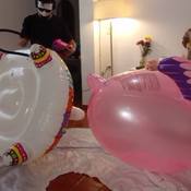 Overinflate and pop inflatables!!!