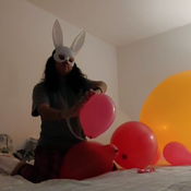 Poppping balloons party by Ary!!!