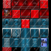 Red Blue christmas 30 textures new pack for imvu creators
