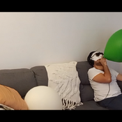 24 inches mouth blow (2 balloons)