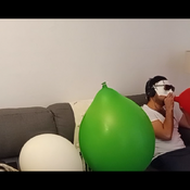 24 inches mouth blow (2 balloons)