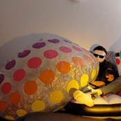 Big beachball mouth blow by JP