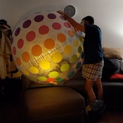 Big beachball mouth blow by JP