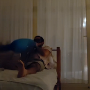 Big blue roomtex blow (no pop)