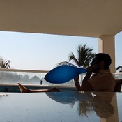 Big blue roomtex blow (no pop)