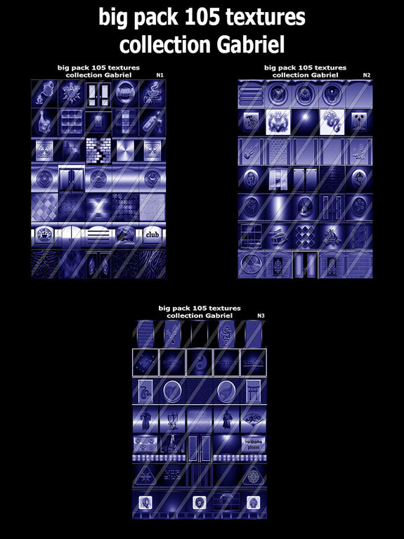 big pack 105 textures collection Gabriel new pack for imvu creators (limited number of sales)