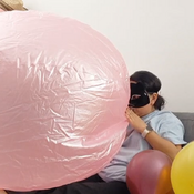Big pink beachball blow by Ary