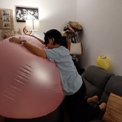 Big pink beachball blow by Ary