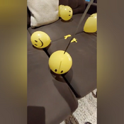 Blow and pin pop small ballloons :3