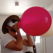 Blow balloons non pop