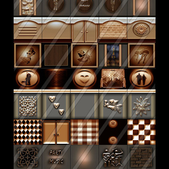 Brown Earthy Tones 40 textures for imvu new pack