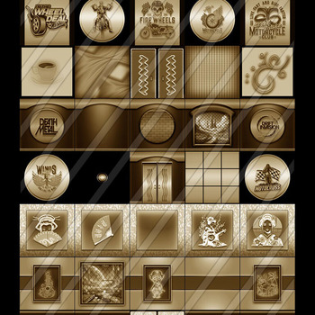 Brown Granite 35 textures for imvu creators