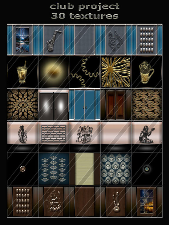club project 30 textures new pack for imvu creators