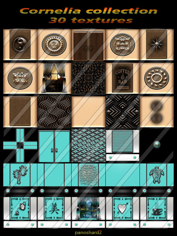 Cornelia collection 30 textures for imvu creators