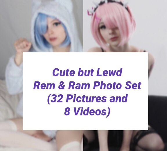 Cute but Lewd Rem & Ram Photo Set (32 Pictures and 8 Videos)