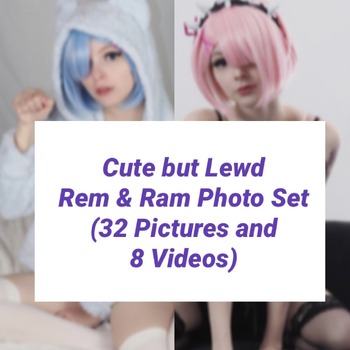 Cute but Lewd Rem & Ram Photo Set (32 Pictures and 8 Videos)