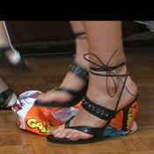 Destroying balls with heels