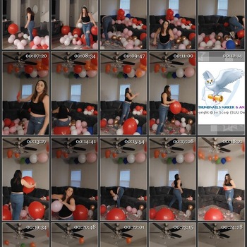 devil girl nail pop balloons