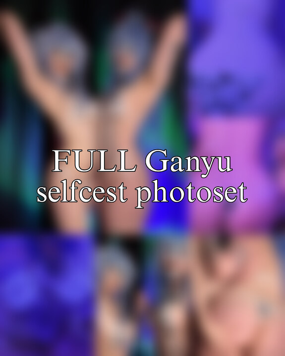 FULL Ganyu self-cest photoset