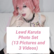 Lewd Karuta Photo Set (13 Pictures and 3 Videos)