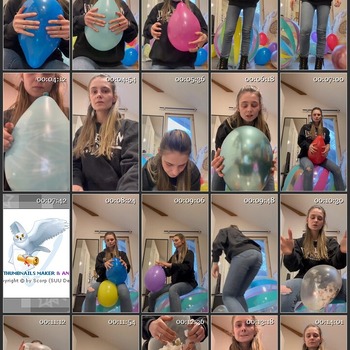 luftballoons platzen lassen