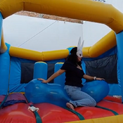 Pop balloons in the inflatable castle 2026 by Ary!!!! (roomtex cattex unique)