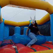 Pop balloons in the inflatable castle 2026 by Ary!!!! (roomtex cattex unique)