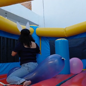 Pop balloons in the inflatable castle 2026 by Ary!!!! (roomtex cattex unique)