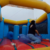 Pop balloons in the inflatable castle 2026 by Ary!!!! (roomtex cattex unique)