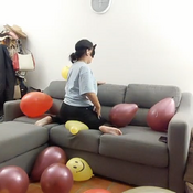 Pop lots of balloons by Ary!!!!
