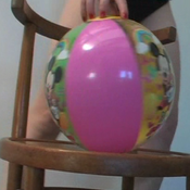 Sit to pop beach ball fail