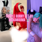 Tripple Bunny Girl set
