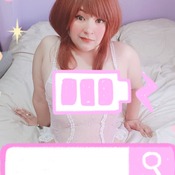Uraraka pinky lingerie selfis