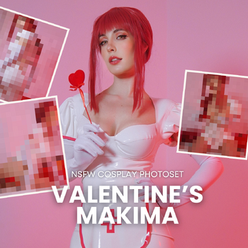 Valentine's Makima  - NSFW Cosplay Photoset
