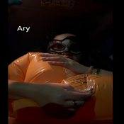 Blow and deflated inflatable in a car...