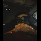 Blow and deflated inflatable in a car...