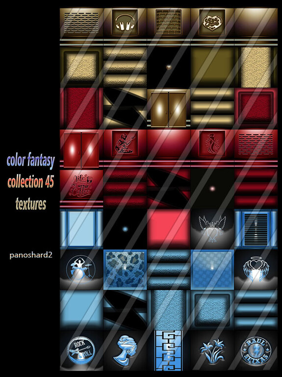 color fantasy collection 45 textures  new pack for imvu creators