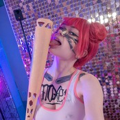 fanservice – cyberpunk Rogue – wet lingerie